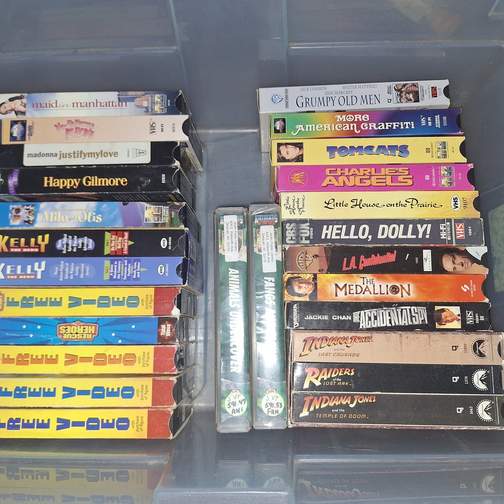Vintage VHS Movie Collection